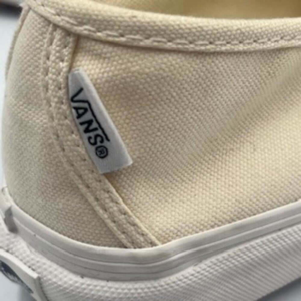 Vans Cream Slip-On Sneakers with Buckle - Picture 10 of 12